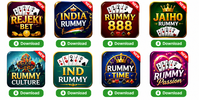 Latest new rummy apps 2026 including Rummy Culture Rummy Yono Rummy Time and other newly launched platforms